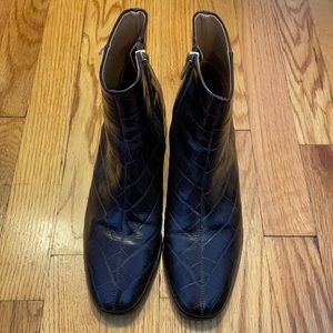 Via Spiga croc booties